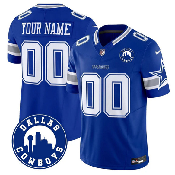 Men's Dallas Cowboys Active Player Custom Royal 2025 F.U.S.E. 